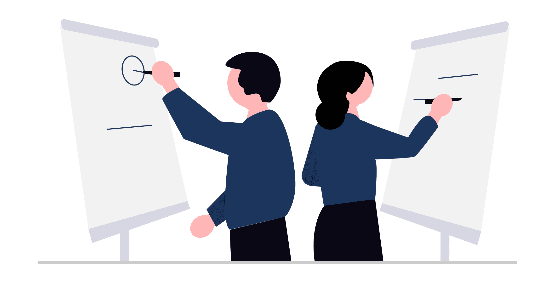 Ilustração do serviço: Criativos + Copywriting